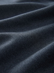 Blue Navy Textured Blouson Jacket - Image 14 of 14