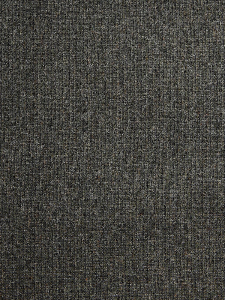 Khaki Green Signature Nova Fides Wool Rich Textured Blazer - Image 12 of 12