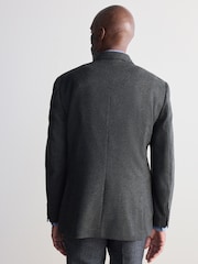 Khaki Green Signature Nova Fides Wool Rich Textured Blazer - Image 3 of 12
