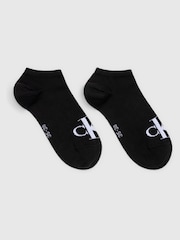 Calvin Klein Black Trainer Socks 2 Pack - Image 1 of 1