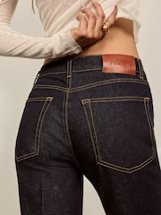BHOEM Dark Blue Crop Flare Jeans - Image 4 of 5
