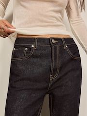 BHOEM Dark Blue Crop Flare Jeans - Image 5 of 5