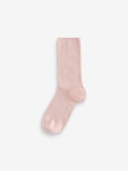 Rose - Calvin Klein Soft Cotton Rolltop Crew Socks 3 Pack - Image 4 de 5