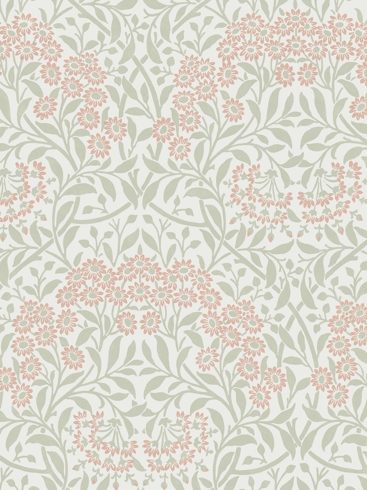 William Morris At Home Peony and Sage Michaelmas Daisy 10M Wallpaper - Image 2 of 5 William Morris At Home Peony and Sage Michaelmas Daisy 10M Wallpaper - Image 2 of 5
