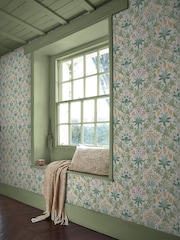 William Morris At Home Spring Garden Celandine 10M Wallpaper - Image 1 of 5