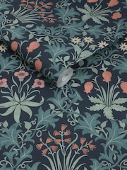 William Morris At Home Midnight Celandine 10M Wallpaper - Image 3 of 5