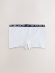 Pink/Blue Stripe Boyshort Cotton Logo Knickers 4 Pack - Image 2 of 7