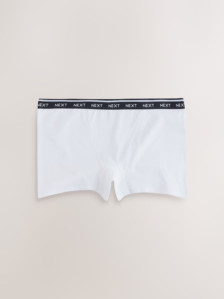 Pink/Blue Stripe Boyshort Cotton Logo Knickers 4 Pack - Image 2 of 7 Pink/Blue Stripe Boyshort Cotton Logo Knickers 4 Pack - Image 2 of 7