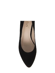 Lotus Black Wedge Espadrille Shoes - Image 4 of 4