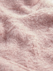 Pink Boucle Cropped Boxy Jacket - Image 7 of 8