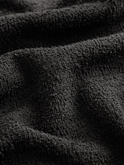 Black Boucle Midi Elasticated Waist Circle Skirt - Image 5 of 5