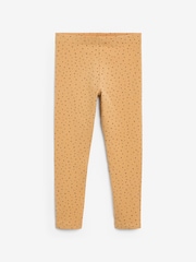 Pink/Purple Rainbow/Ochre Yellow Spot Leggings 5 Pack (3-16yrs) - Image 5 of 8