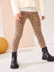 Animal Regular Length Cosy Fleece Lined Leggings (3-16yrs) - Image 1 of 7