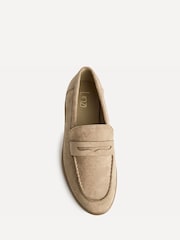 Linzi Cream Wide Fit Request Wide Fit Classic Loafers With Front Tab - Image 3 of 5