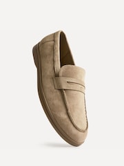 Linzi Cream Wide Fit Request Wide Fit Classic Loafers With Front Tab - Image 4 of 5