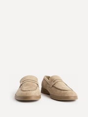 Linzi Cream Wide Fit Request Wide Fit Classic Loafers With Front Tab - Image 5 of 5