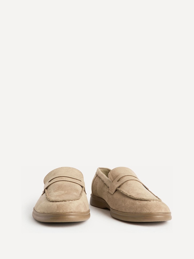 Linzi Cream Wide Fit Request Wide Fit Classic Loafers With Front Tab - Image 5 of 5 Linzi Cream Wide Fit Request Wide Fit Classic Loafers With Front Tab - Image 5 of 5