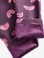 Regenbogenfarben - Kuschelige Leggings mit Fleecefutter (3–16 Jahre) - Bild 6 von 6