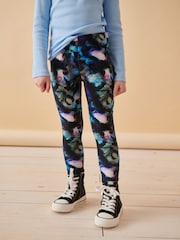 Blue Multi Printed Leggings (3-16yrs) - Image 1 of 7