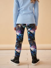 Blue Multi Printed Leggings (3-16yrs) - Image 3 of 7