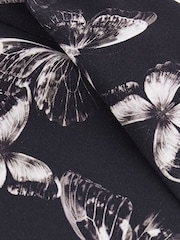 Black/White Butterfly Printed Leggings (3-16yrs) - Image 7 of 7