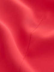 Red Relaxed Ruched Sleeve Blazer - Image 5 of 5
