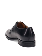 Jones Bootmaker Black Manchester Wide Leather Lace-ups Shoes - Image 3 of 5