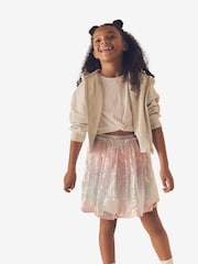 Pink/Blue Sequin Pull On Skirt (3-16yrs) - Image 1 of 5
