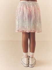 Pink/Blue Sequin Pull On Skirt (3-16yrs) - Image 2 of 5