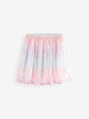 Pink/Blue Sequin Pull On Skirt (3-16yrs) - Image 3 of 5