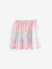 Pink/Blue Sequin Pull On Skirt (3-16yrs) - Image 4 of 5