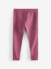 Berry Pink Denim Leggings (3-16yrs) - Image 6 of 7
