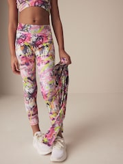 Multi Graffiti Sports Leggings (3-16yrs) - Image 1 of 8