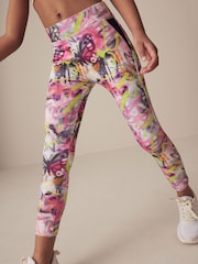 Multi Graffiti Sports Leggings (3-16yrs) - Image 5 of 8