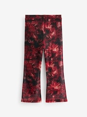 Red/Black Mesh Flare Leggings (3-16yrs) - Image 5 of 6