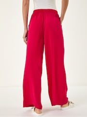 Roman Pink Palazzo Trousers - Image 2 of 4