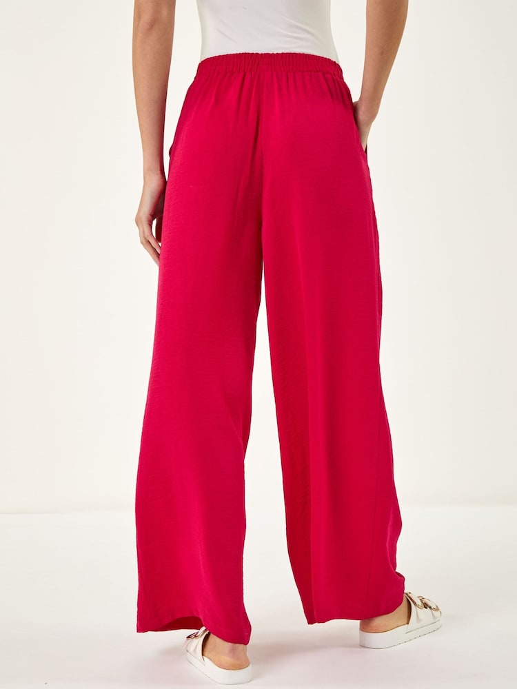 Roman Pink Palazzo Trousers - Image 2 of 4