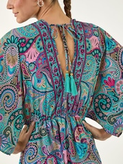 Roman Paisley Boho Maxi Dress - 圖片 4/4