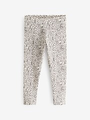 Mono Spot/Black/Charcoal Grey Leggings 5 Pack (3-16yrs) - Image 4 of 8