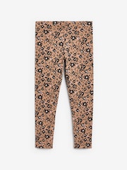 Khaki Green/Charcoal Grey/Purple Butterfly Leggings 5 Pack (3-16yrs) - Image 5 of 8