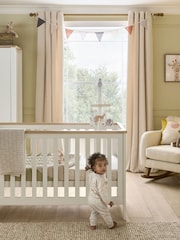 Mamas & Papas 3 Piece WhiteOak Wedmore Nursery Furniture Set - Image 2 of 12