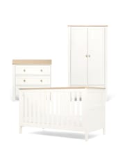 Mamas & Papas 3 Piece WhiteOak Wedmore Nursery Furniture Set - Image 3 of 12