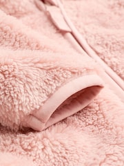 Rosa - Chaqueta abrigada de forro polar para bebé (0 meses -2 año) - Imagen 8 de 9