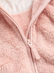 Rosa - Chaqueta abrigada de forro polar para bebé (0 meses -2 año) - Imagen 9 de 9