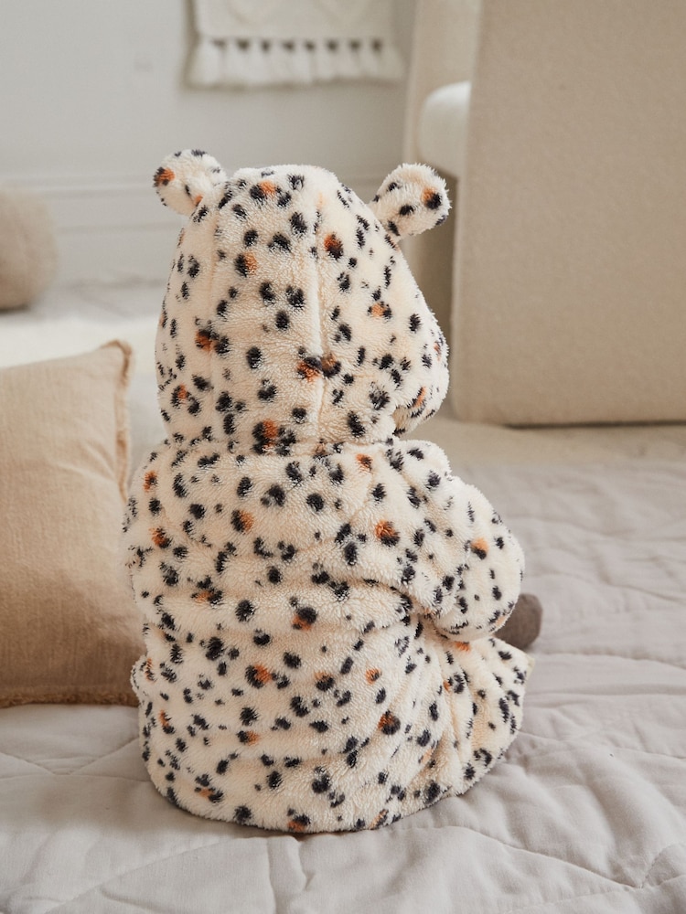 Ecru/ Animal Print Baby Cosy Fleece Jacket (0mths-2yrs) - Image 2 of 10