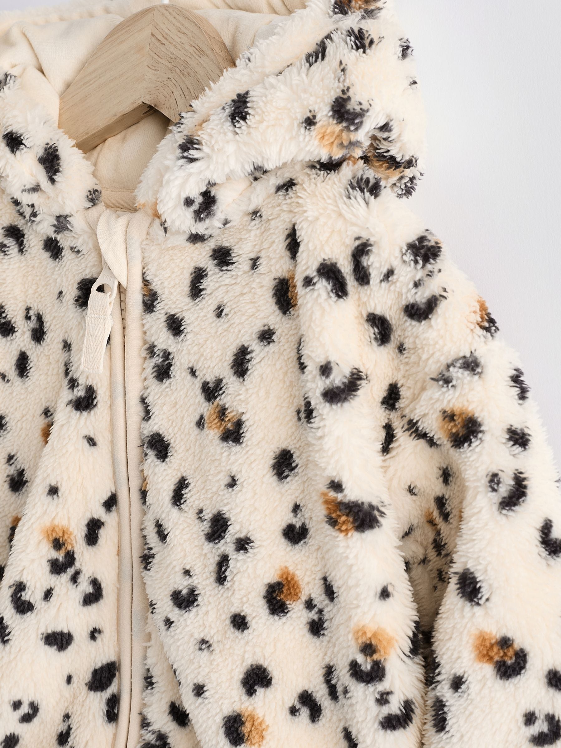 Buy Ecru Animal Print Baby Cosy Fleece Jacket 0mths 2yrs from Next Germany