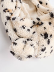 Ecru/ Animal Print Baby Cosy Fleece Jacket (0mths-2yrs) - Image 8 of 10