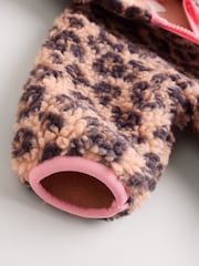 Brown Leopard Baby Borg Fleece Jacket (0mths-2yrs) - Image 6 of 6