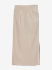 Cream Mesh Sequin Midi Skirt - Image 5 of 6