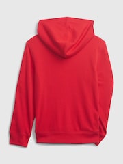 Gap Red Logo Zip Up Hoodie (4-13yrs) - Image 2 of 2